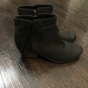 Clarks Artisan Fringed Booties